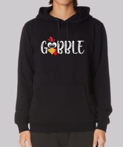 Cute Turkey Face Graphic Gobble Hoodie 3 Cute Turkey Face Graphic Gobble Hoodie 4