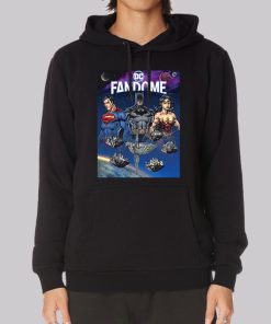 DC Fandome Superman Batman Wonder Woman Hoodie DC Fandome Superman Batman Wonder Woman Hoodie
