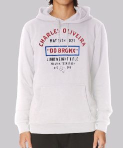 DO Bronk Light Wight Title Charles Oliveira Hoodie DO Bronk Light Wight Title Charles Oliveira Hoodie