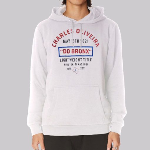 DO Bronk Light Wight Title Charles Oliveira Hoodie