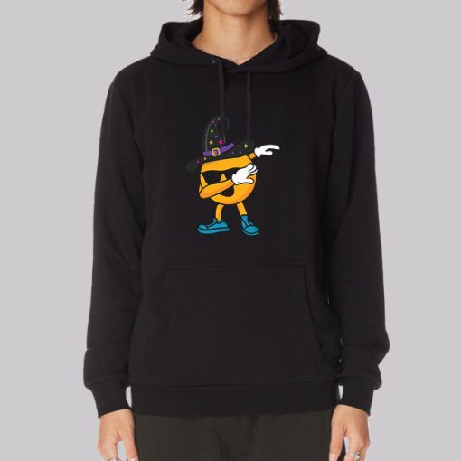 Dabbing Emoji Witch Hat Sunglasses Hoodie