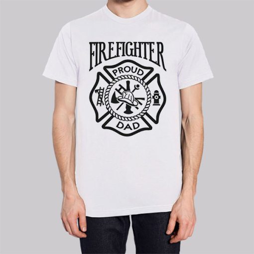 Dad for Firefighter Hoodie