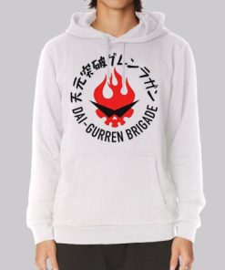 Dai Gurren Brigade Gurren Lagann Hoodie 3 Dai Gurren Brigade Gurren Lagann Hoodie 4