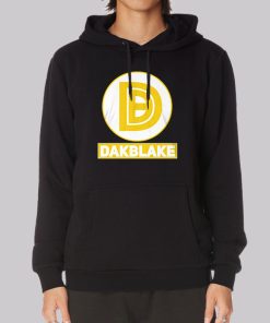 Dakblake Merch Golden Logo Hoodie Dakblake Merch Golden Logo Hoodie