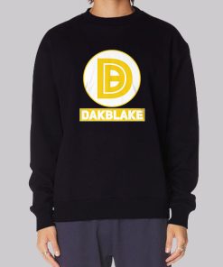 Dakblake Merch Golden Logo Hoodie