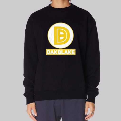 Dakblake Merch Golden Logo Hoodie