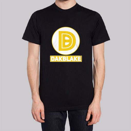 Dakblake Merch Golden Logo Hoodie