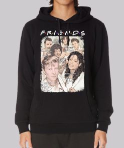 David Bowie Signature and Friends Hoodie David Bowie Signature and Friends Hoodie