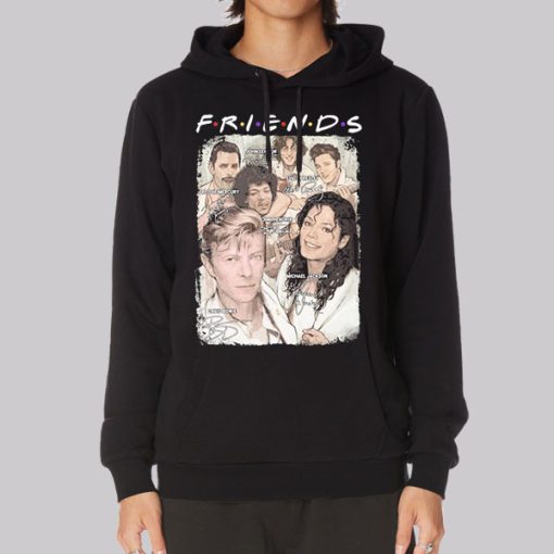 David Bowie Signature and Friends Hoodie