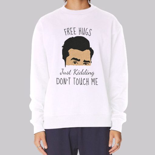 David Free Hugs Just Kidding Hoodie