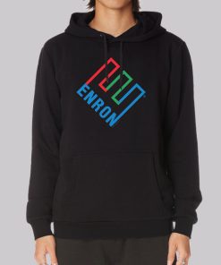 Defunct Finance Logo Enron Hoodie Defunct Finance Logo Enron Hoodie