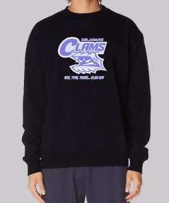 Delaware Clams Clam up Logo Hoodie