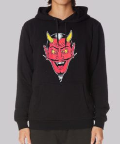Devil Head Laugh Graphic Hoodie 3 Devil Head Laugh Graphic Hoodie 4