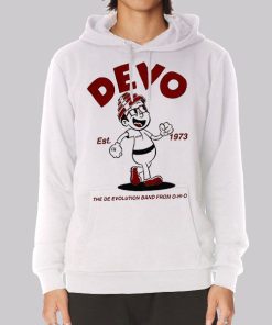Devo Logo Cartoon Est 1973 Hoodie Devo Logo Cartoon Est 1973 Hoodie