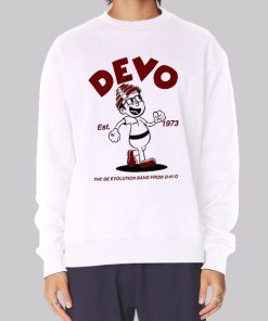 Devo Logo Cartoon Est 1973 Hoodie