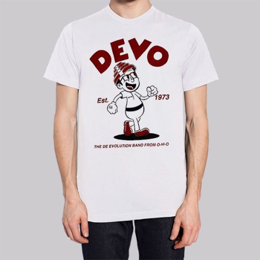 Devo Logo Cartoon Est 1973 Hoodie