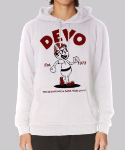 Devo Logo Cartoon Est 1973 Hoodie 4