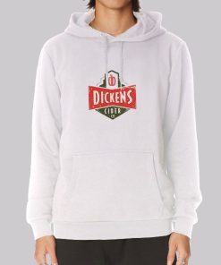 Distressed Look Dickens Cider Hoodie Distressed Look Dickens Cider Hoodie