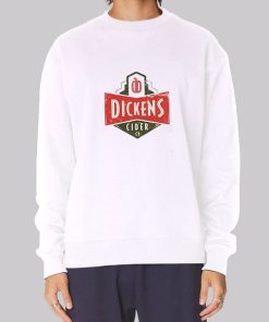 Distressed Look Dickens Cider Hoodie