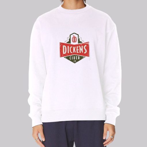 Distressed Look Dickens Cider Hoodie