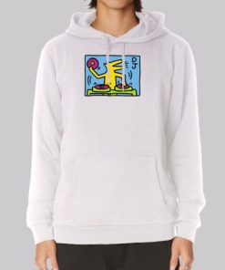 Dj Dog New Keith Haring Talking Heads Pop Art Hoodie 4