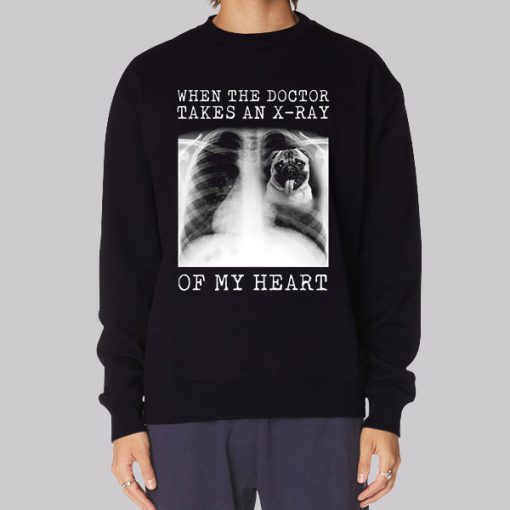 Dog X Ray Meme of My Heart Hoodie