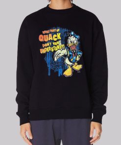 Donald Duck What Part of Quack Hoodie 1 Donald Duck What Part of Quack Hoodie 2