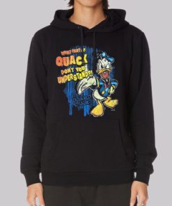 Donald Duck What Part of Quack Hoodie 3 Donald Duck What Part of Quack Hoodie 4
