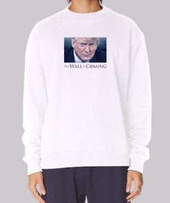 Donald Trump the Wall Is Coming Hoodie