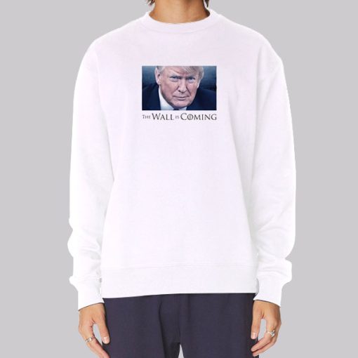 Donald Trump the Wall Is Coming Hoodie