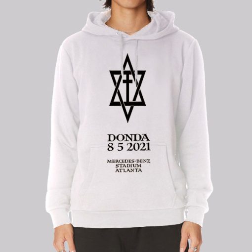 Donda Black Party Kanye West Ye 24 Merch Hoodie