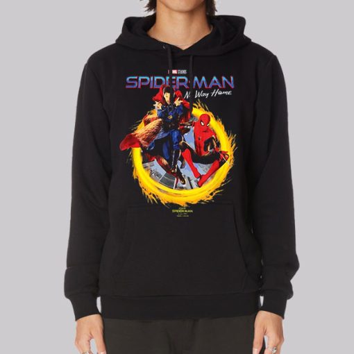 Dr Strange and Spiderman No Way Home Hoodie