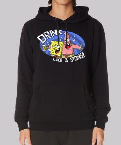 Drink Like a Spongebob Drunk Hoodie Drink Like a Spongebob Drunk Hoodie