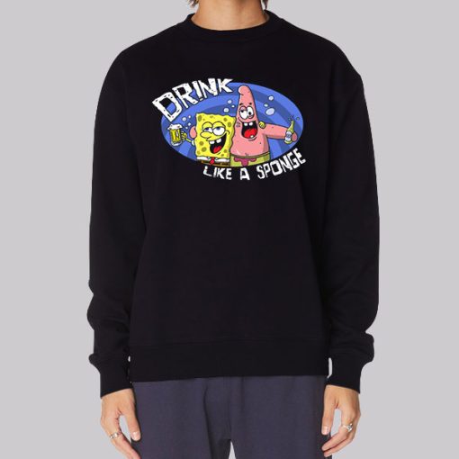 Drink Like a Spongebob Drunk Hoodie