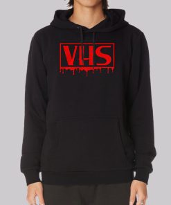 Drip Blood Horror Vhs Hoodie Drip Blood Horror Vhs Hoodie