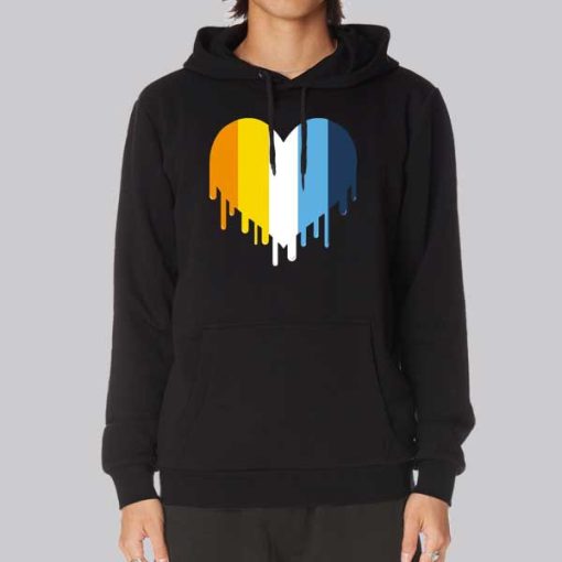 Dripping Heart Aroace Pride Hoodie