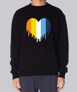 Dripping Heart Aroace Pride Hoodie