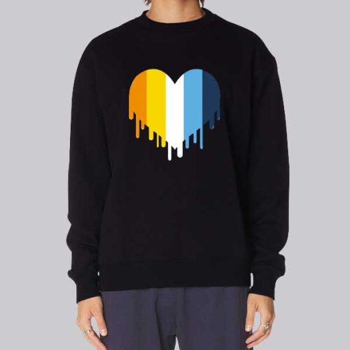 Dripping Heart Aroace Pride Hoodie