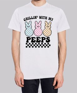 Easter Bunny Chillin With My Peeps Hoodie 2 Easter Bunny Chillin With My Peeps Hoodie 3