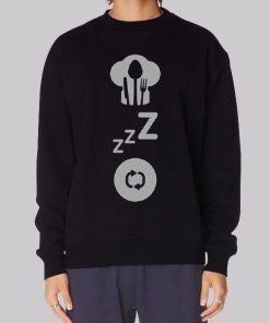 Eat Sleep Repeat Meme Hoodie
