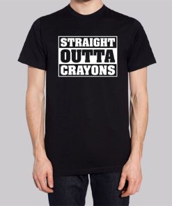 Elementary Teacher Straight Outta Crayons Hoodie 3