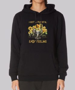 Elephant With Sunflower I Got a Peaceful Hoodie 4