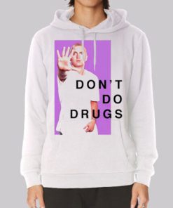 Eminem Photo Don't Do Drugs Hoodie 3 Eminem Photo Dont Do Drugs Hoodie 4