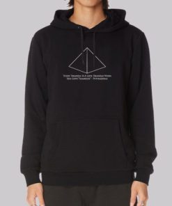 Every Triangle Is a Love Triangle Quote Hoodie 4