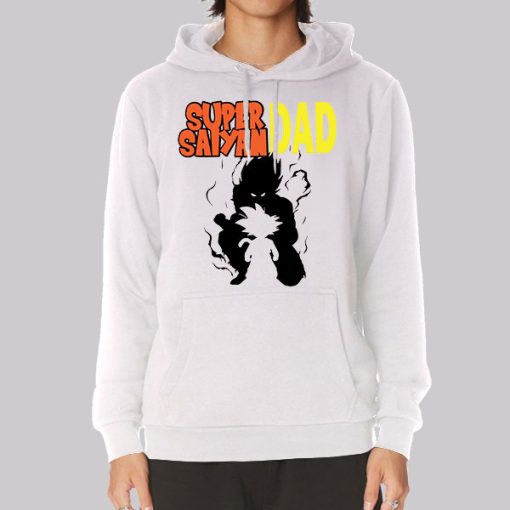 Fan Art Anime Super Saiyan Dad Hoodie