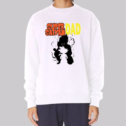 Fan Art Anime Super Saiyan Dad Hoodie