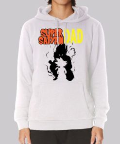 Fan Art Anime Super Saiyan Dad Hoodie 4