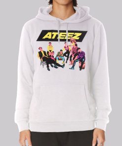 Fan Art Graphic Kpop Ateez Hoodie Fan Art Graphic Kpop Ateez Hoodie