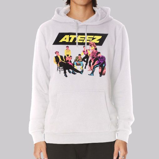 Fan Art Graphic Kpop Ateez Hoodie