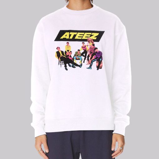 Fan Art Graphic Kpop Ateez Hoodie